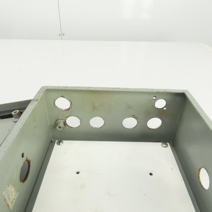 Hammond 10" x 8" x 4" Electrical Enclosure W/Backplate & Switches 600V