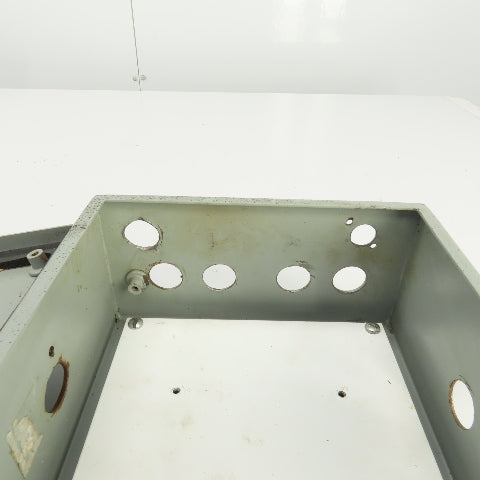 Hammond 10" x 8" x 4" Electrical Enclosure W/Backplate & Switches 600V