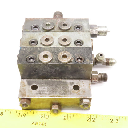 Trabon Lubriquip MSP-20S MSP-40S Modular Lubrication Divider Valve Assembly