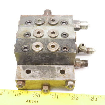 Trabon Lubriquip MSP-20S MSP-40S Modular Lubrication Divider Valve Assembly