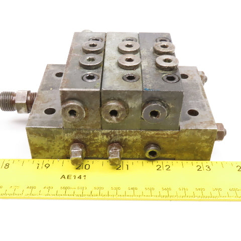 Trabon Lubriquip MSP-20S MSP-40S Modular Lubrication Divider Valve Assembly