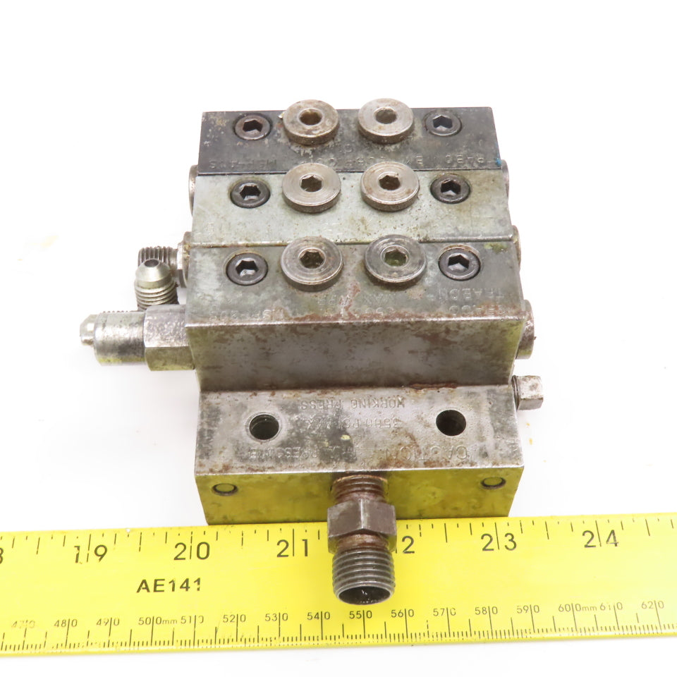 Trabon Lubriquip MSP-20S MSP-40S Modular Lubrication Divider Valve Assembly
