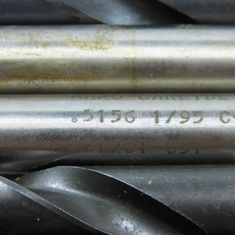 27/64" To 3/4" High Speed Steel Drill Bit Misc. Lot of 23