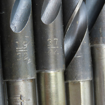 27/64" To 3/4" High Speed Steel Drill Bit Misc. Lot of 23