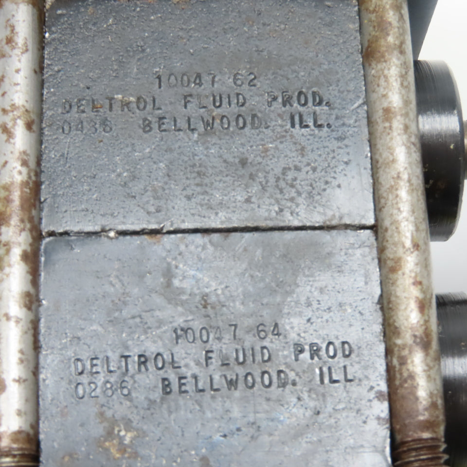 Deltrol 10047-64 10047-62 2 Position Pressure Gauge Isolator Valve 1/4" NPT