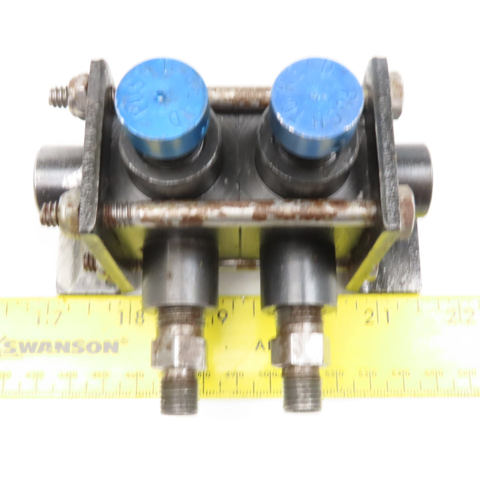 Deltrol 10047-64 10047-62 2 Position Pressure Gauge Isolator Valve 1/4" NPT