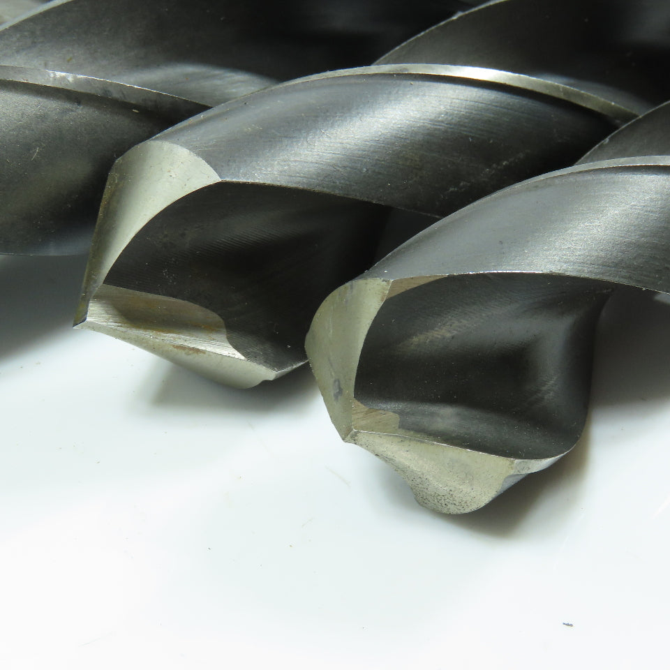 1-3/16" To 1-35/64" High Speed Steel Drill Bit Misc. Lot of 4