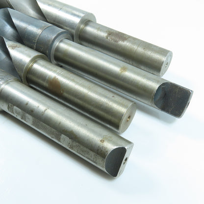 1-3/16" To 1-35/64" High Speed Steel Drill Bit Misc. Lot of 4