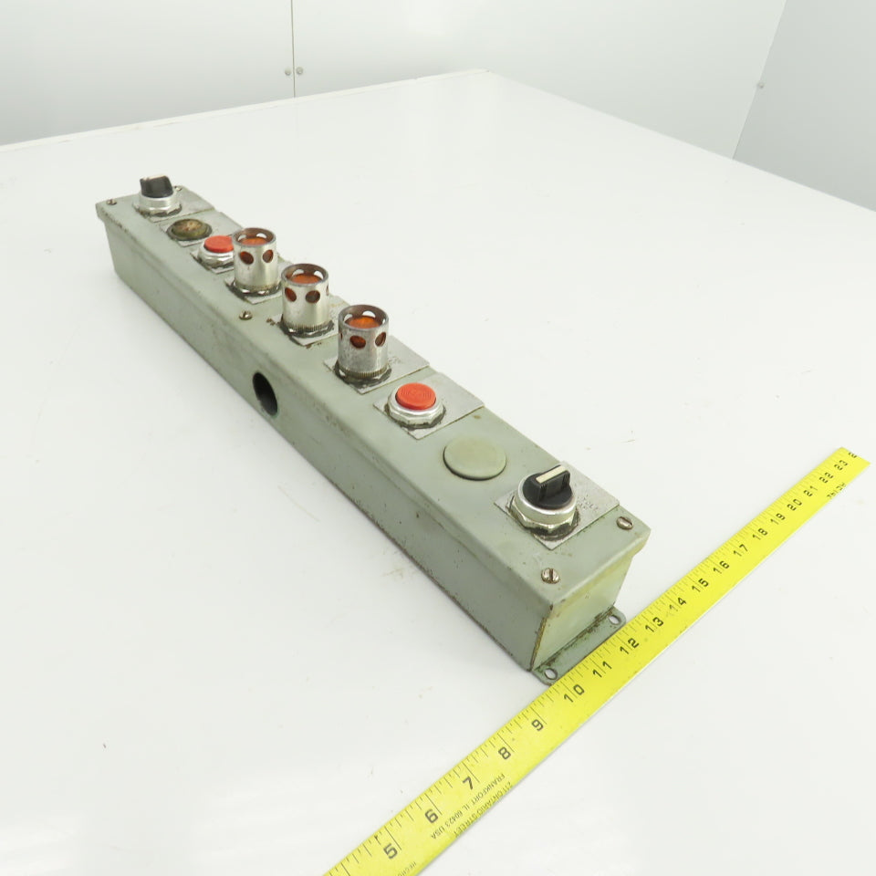 22-1/2" x 3" x 3" Operator Control Panel Electrical Enclosure W/Controls