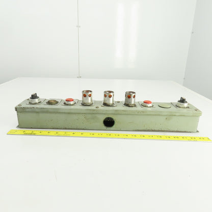22-1/2" x 3" x 3" Operator Control Panel Electrical Enclosure W/Controls