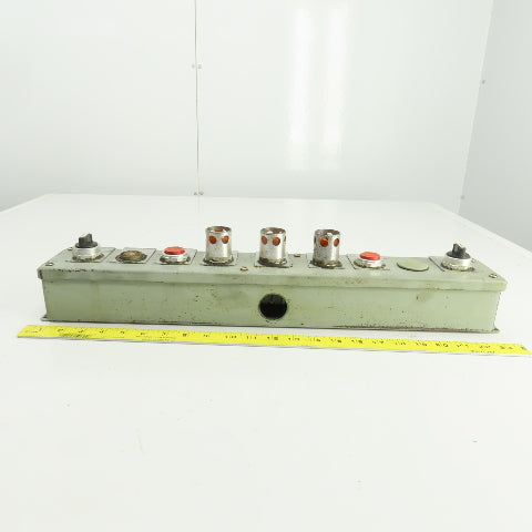 22-1/2" x 3" x 3" Operator Control Panel Electrical Enclosure W/Controls