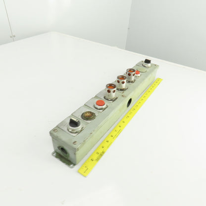 22-1/2" x 3" x 3" Operator Control Panel Electrical Enclosure W/Controls