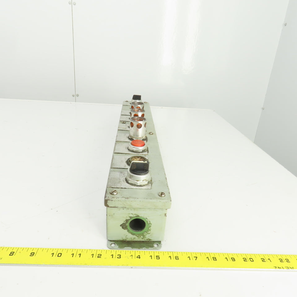 22-1/2" x 3" x 3" Operator Control Panel Electrical Enclosure W/Controls
