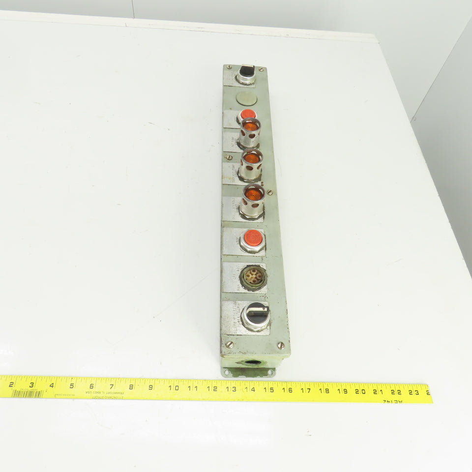 22-1/2" x 3" x 3" Operator Control Panel Electrical Enclosure W/Controls