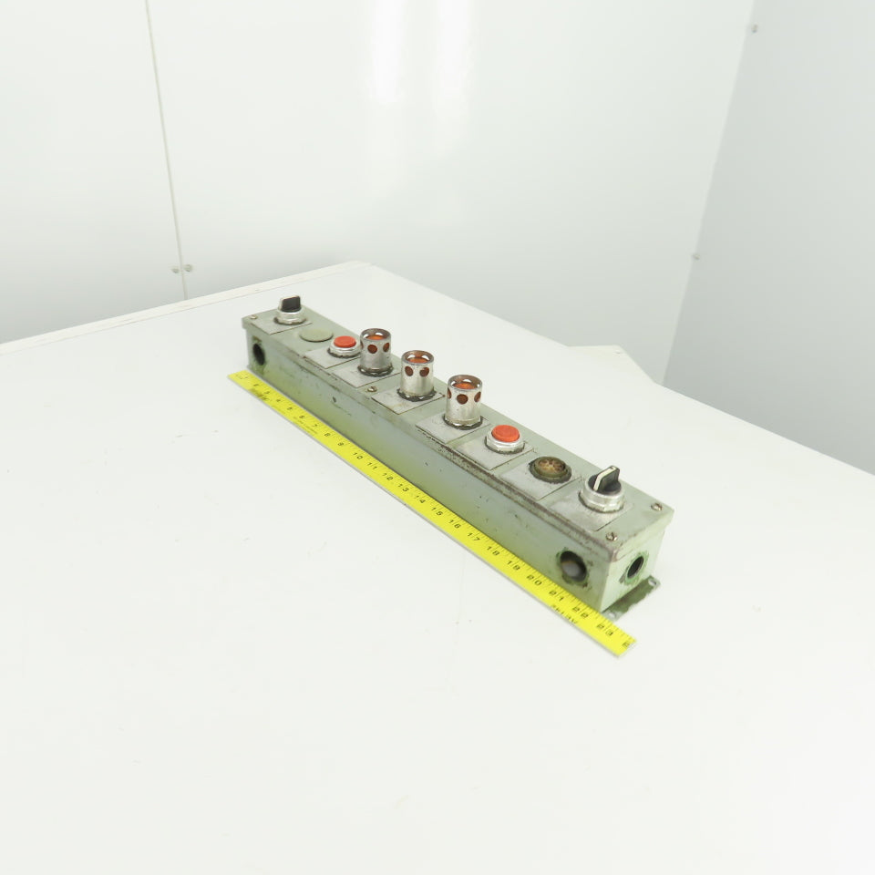 22-1/2" x 3" x 3" Operator Control Panel Electrical Enclosure W/Controls