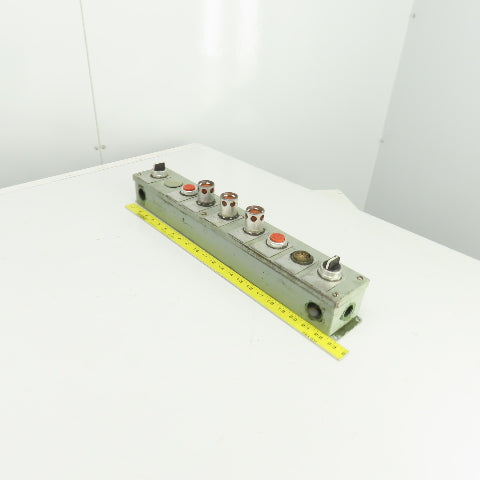 22-1/2" x 3" x 3" Operator Control Panel Electrical Enclosure W/Controls