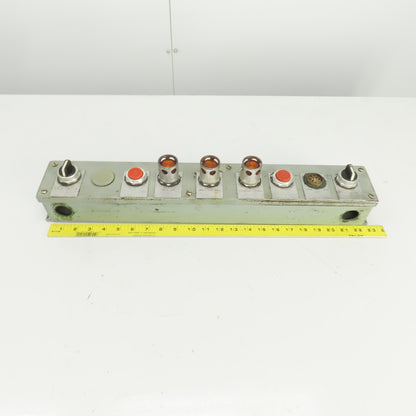 22-1/2" x 3" x 3" Operator Control Panel Electrical Enclosure W/Controls