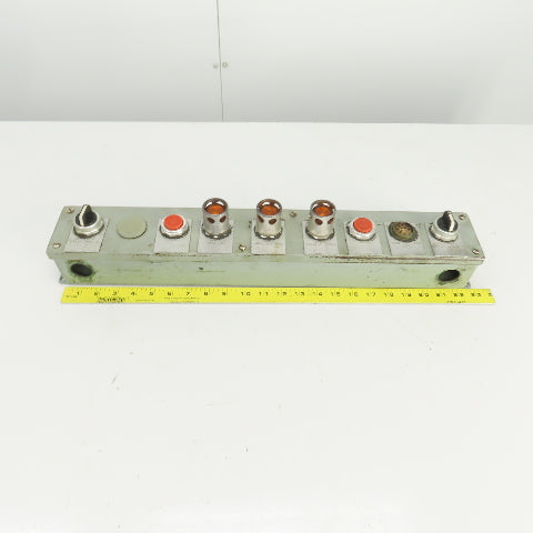 22-1/2" x 3" x 3" Operator Control Panel Electrical Enclosure W/Controls