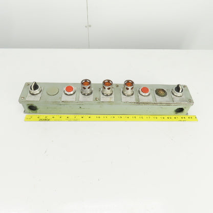 22-1/2" x 3" x 3" Operator Control Panel Electrical Enclosure W/Controls