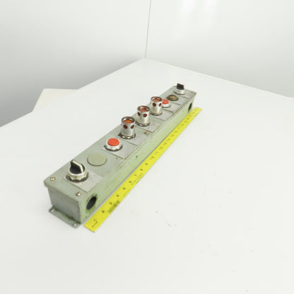 22-1/2" x 3" x 3" Operator Control Panel Electrical Enclosure W/Controls