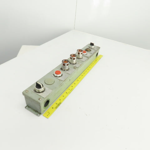 22-1/2" x 3" x 3" Operator Control Panel Electrical Enclosure W/Controls