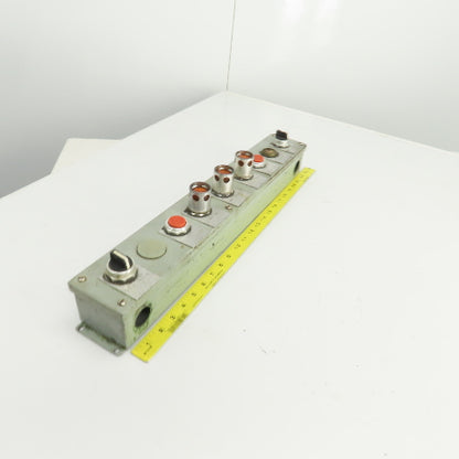 22-1/2" x 3" x 3" Operator Control Panel Electrical Enclosure W/Controls