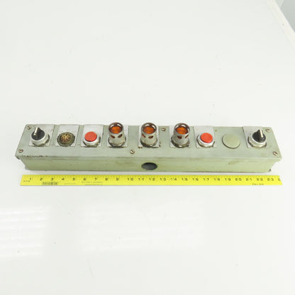 22-1/2" x 3" x 3" Operator Control Panel Electrical Enclosure W/Controls