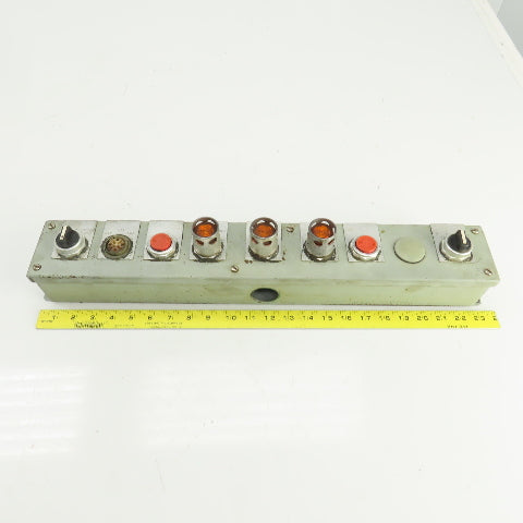 22-1/2" x 3" x 3" Operator Control Panel Electrical Enclosure W/Controls