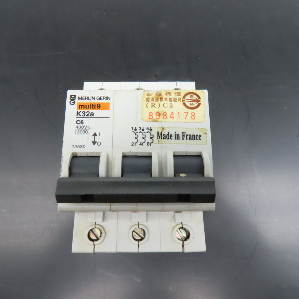 Merlin Gerin K32a Multi9 3 Pole Circuit Breaker 32A 400V