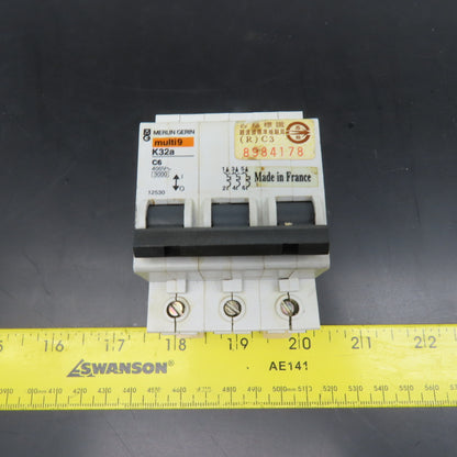 Merlin Gerin K32a Multi9 3 Pole Circuit Breaker 32A 400V
