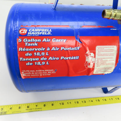 Cambell Hausfeld KT0500 5 Gallon Portable Air Carry Tank 125PSI