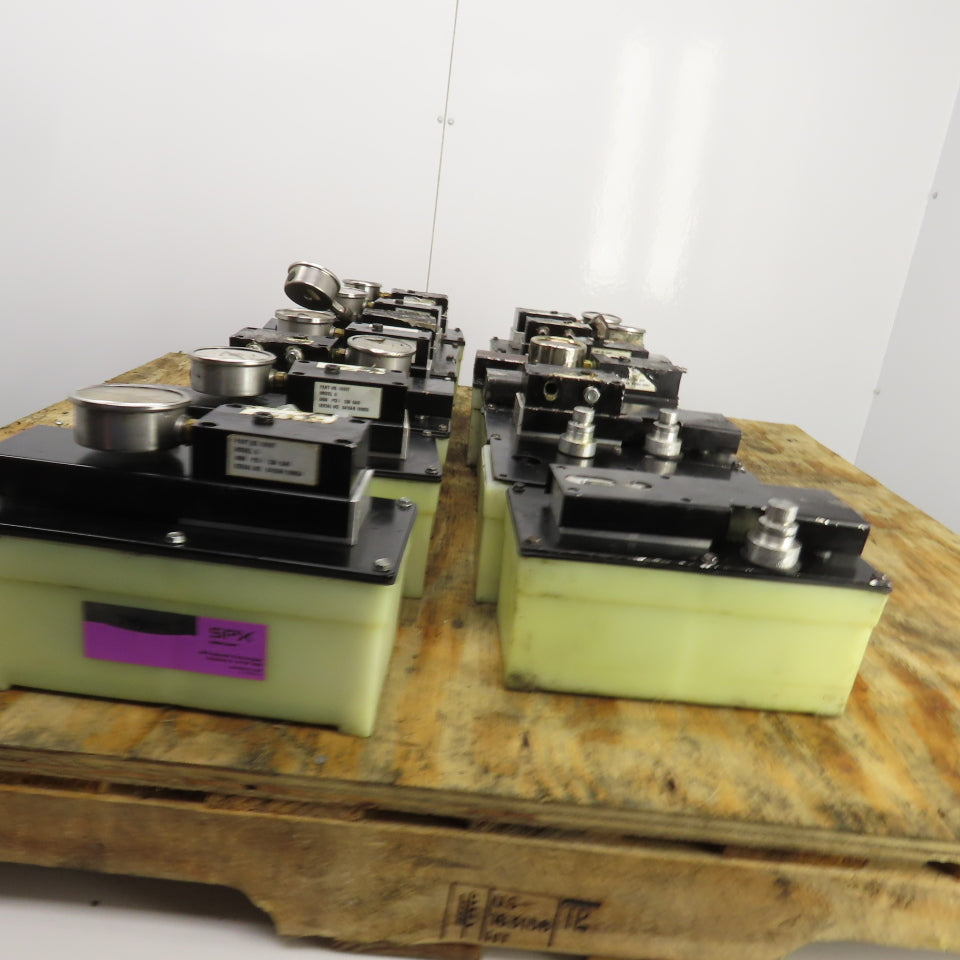 SPX Hytec 100987 Model G Pneumatic Hydraulic Pump 4800 PSI Parts/Repair Lot/14