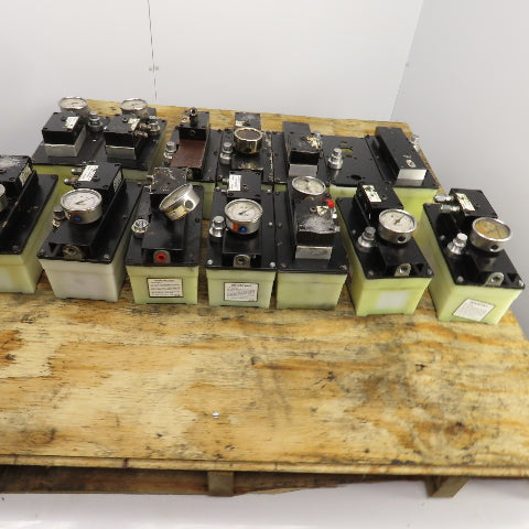 SPX Hytec 100987 Model G Pneumatic Hydraulic Pump 4800 PSI Parts/Repair Lot/14