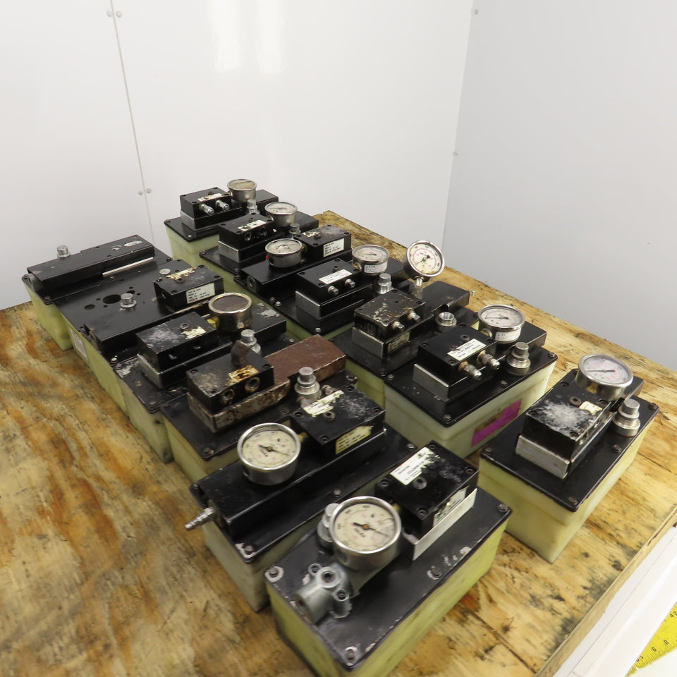 SPX Hytec 100987 Model G Pneumatic Hydraulic Pump 4800 PSI Parts/Repair Lot/14