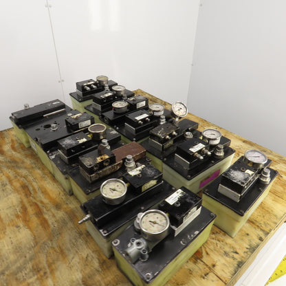 SPX Hytec 100987 Model G Pneumatic Hydraulic Pump 4800 PSI Parts/Repair Lot/14