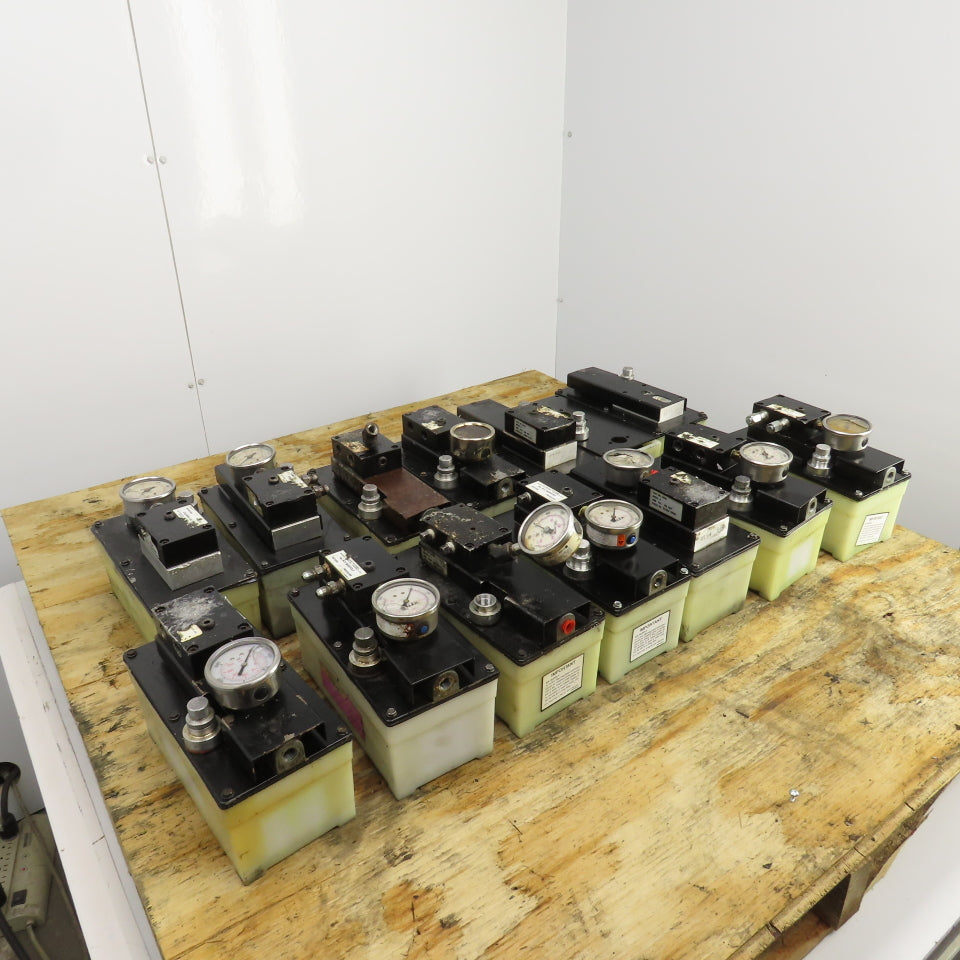 SPX Hytec 100987 Model G Pneumatic Hydraulic Pump 4800 PSI Parts/Repair Lot/14