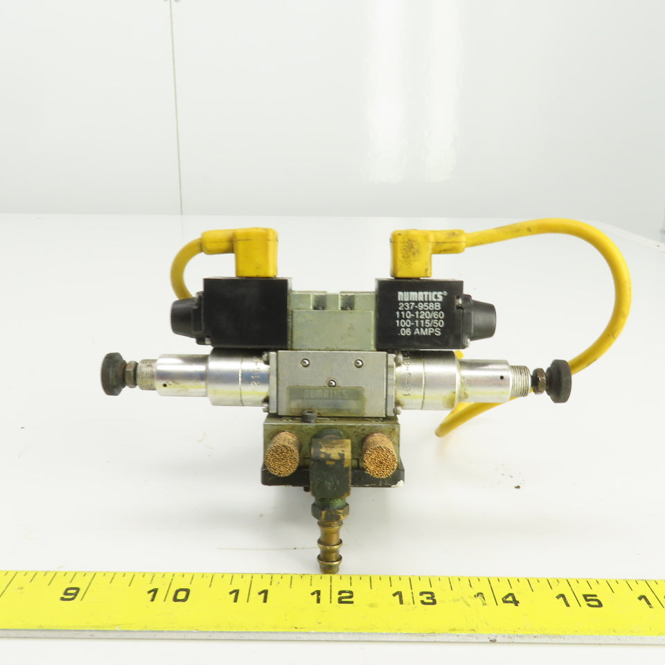 Numatics 031SA400C000030 150PSI Air Solenoid Valve 120V W/237-958B