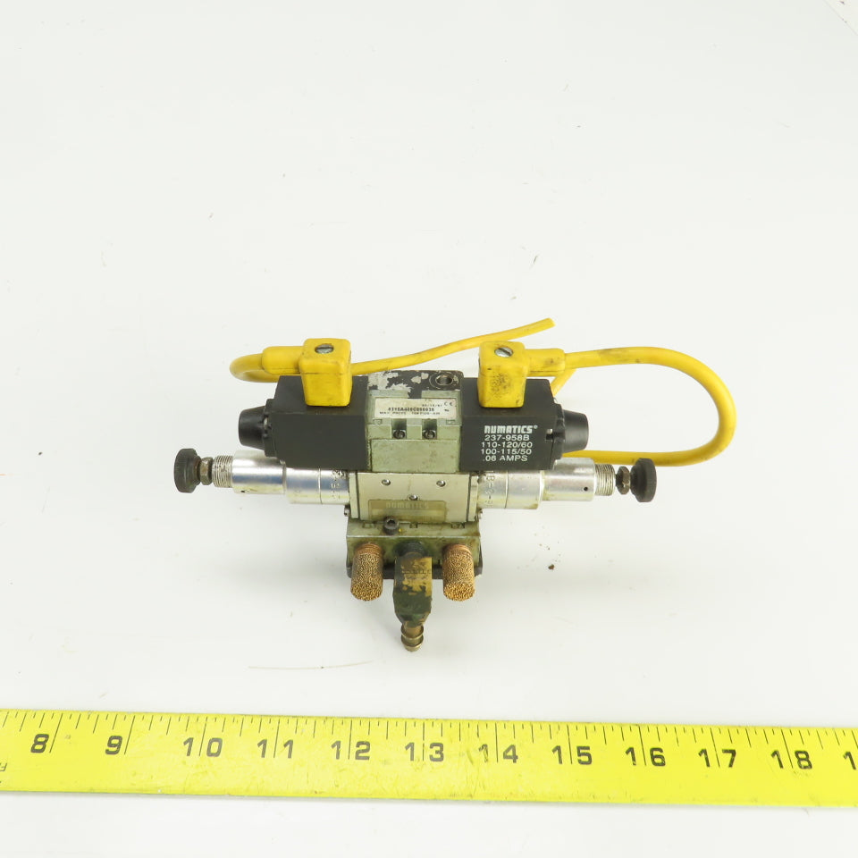 Numatics 031SA400C000030 150PSI Air Solenoid Valve 120V W/237-958B
