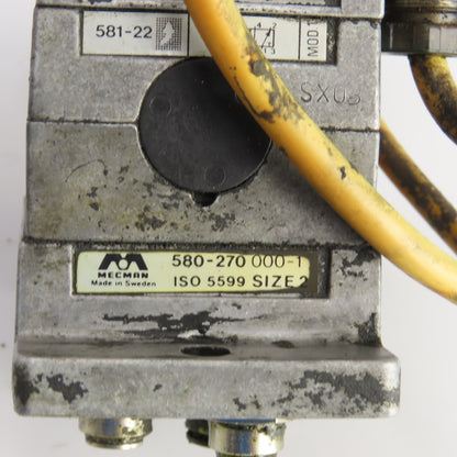Mecman 580-270 000-1 Subplate W/(2) 24VDC Solenoid Valves 581-22