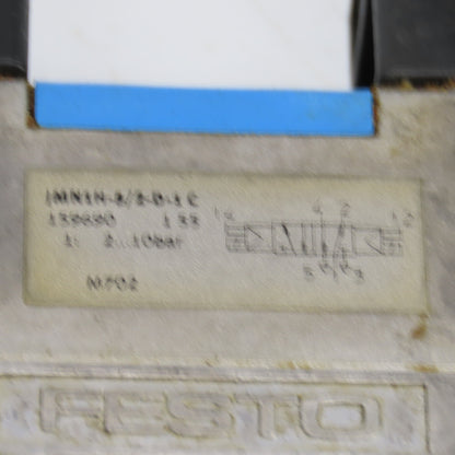 Festo JMN1H-5/2-D-1-C  2 Position Double Solenoid Directional Air Valve 24VDC
