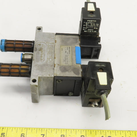 Festo JMN1H-5/2-D-1-C  2 Position Double Solenoid Directional Air Valve 24VDC