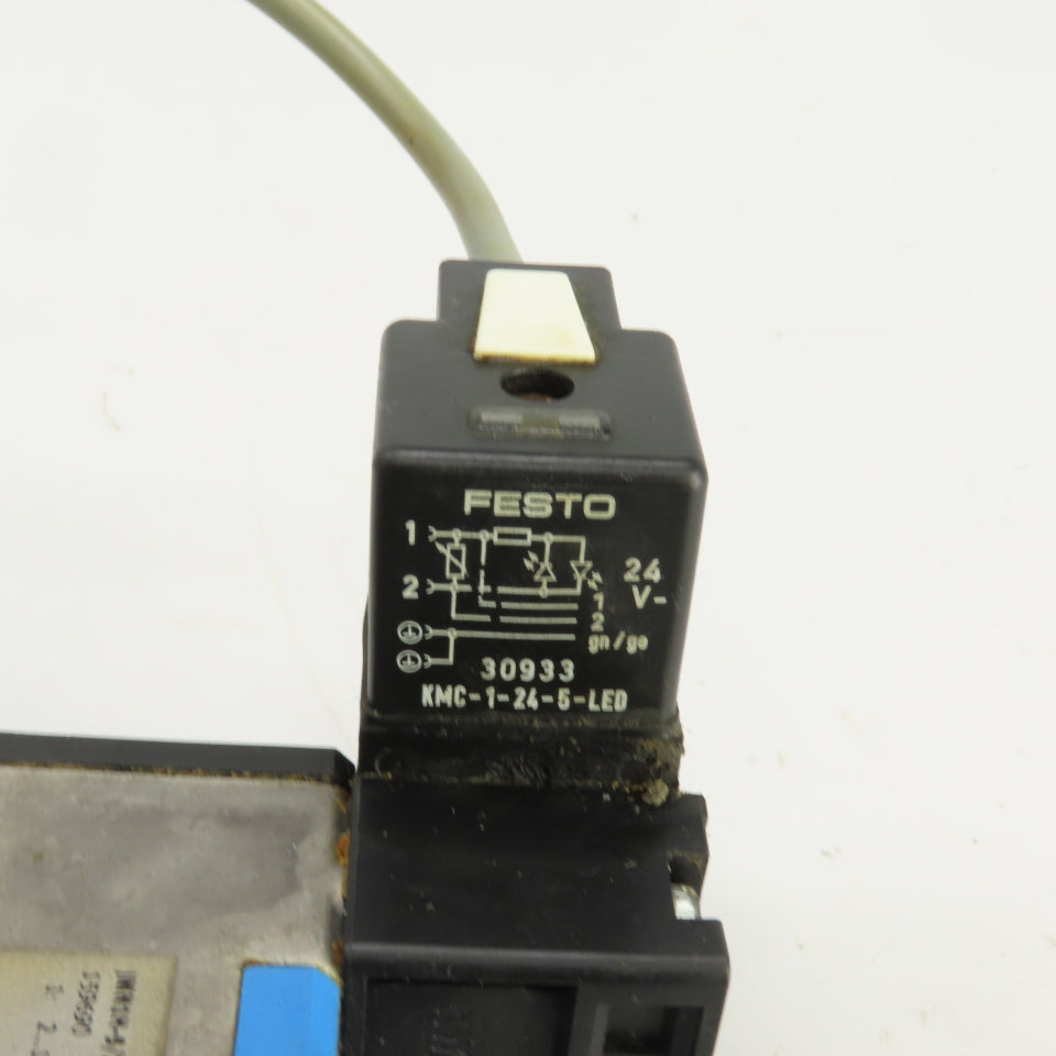 Festo JMN1H-5/2-D-1-C  2 Position Double Solenoid Directional Air Valve 24VDC