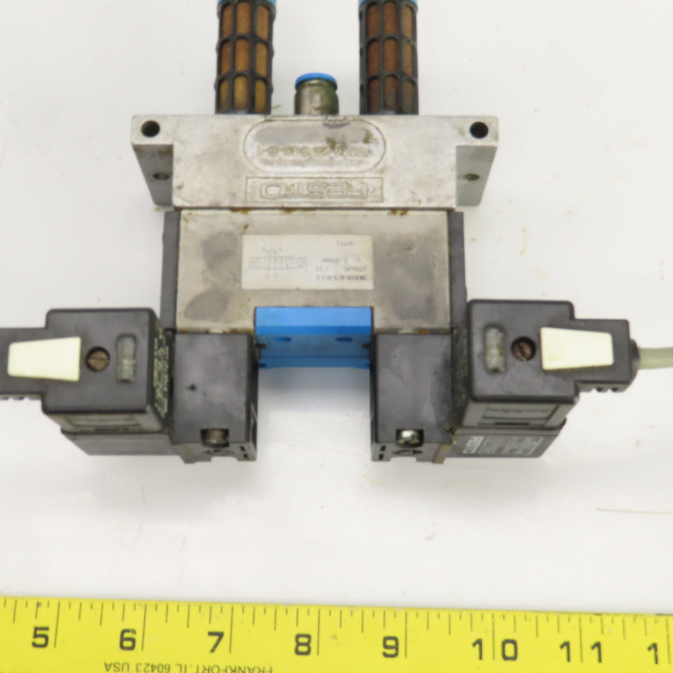 Festo JMN1H-5/2-D-1-C  2 Position Double Solenoid Directional Air Valve 24VDC