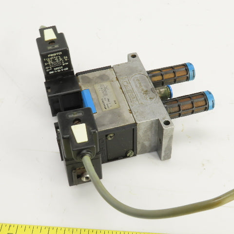 Festo JMN1H-5/2-D-1-C  2 Position Double Solenoid Directional Air Valve 24VDC
