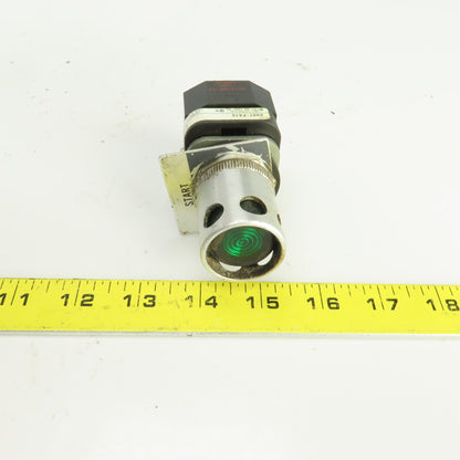 Allen Bradley 800T-PA16 Ser T Green Illuminated Push Button 120V