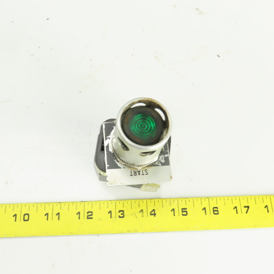 Allen Bradley 800T-PA16 Ser T Green Illuminated Push Button 120V