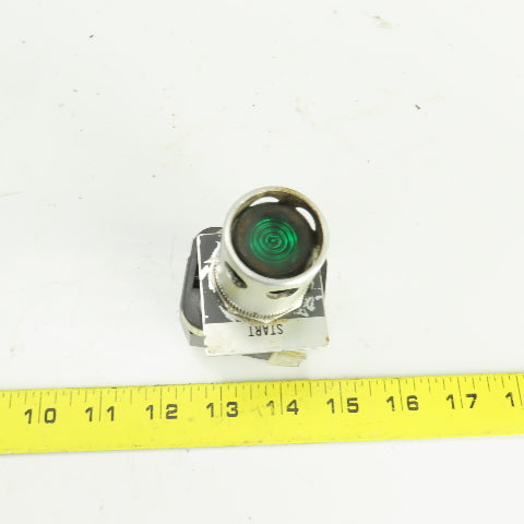 Allen Bradley 800T-PA16 Ser T Green Illuminated Push Button 120V