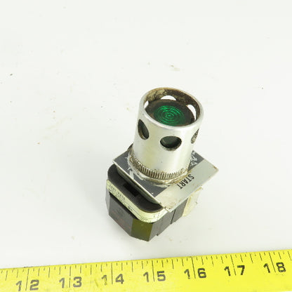 Allen Bradley 800T-PA16 Ser T Green Illuminated Push Button 120V