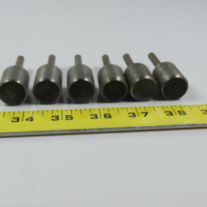 Carbon Steel Counter Bore Pilot 13/16" x 1/4" Lot of 6