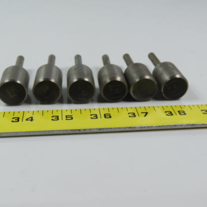 Carbon Steel Counter Bore Pilot 13/16" x 1/4" Lot of 6